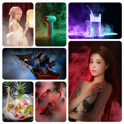 Ulanzi FM02 Electric Fog Machine FILMOG – 3 Modes Dense Mist for Photography, Food Shots, Dry Ice, Type-C Charging