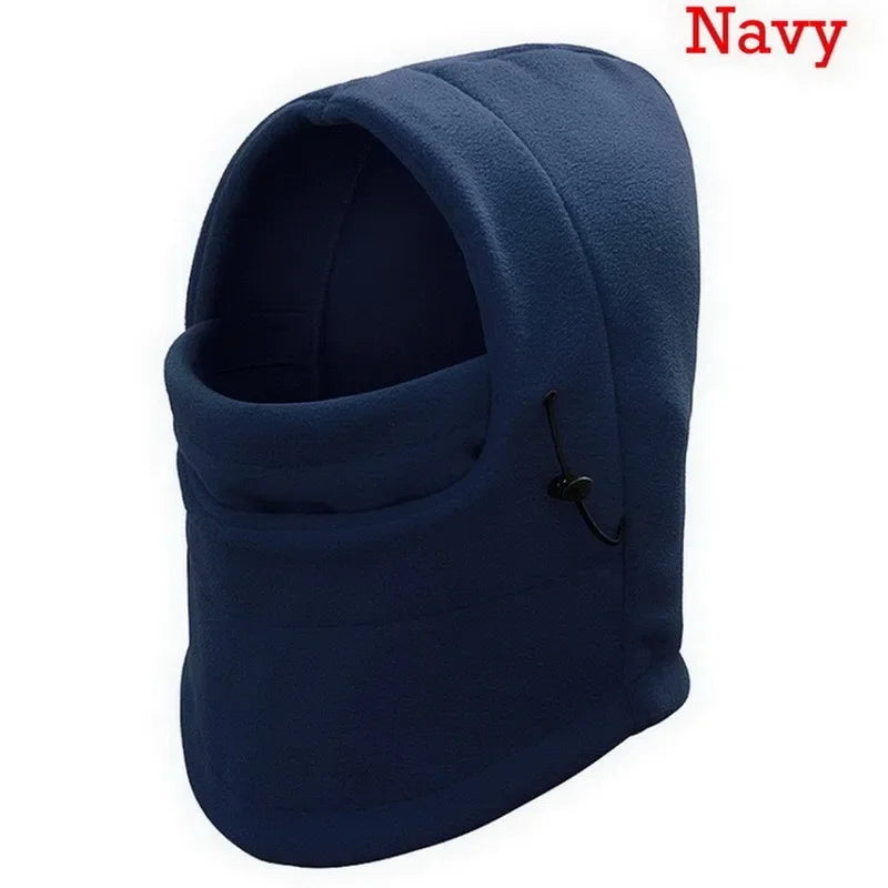 Unisex Winter Thermal Balaclava Hat – Waterproof Fleece Hood & Neck Warmer for Hiking & Outdoor Use