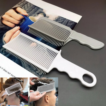 Barber Hair Comb Kit 1/2/3pcs – Flat Top & Fade Styling Comb for Men’s Haircuts