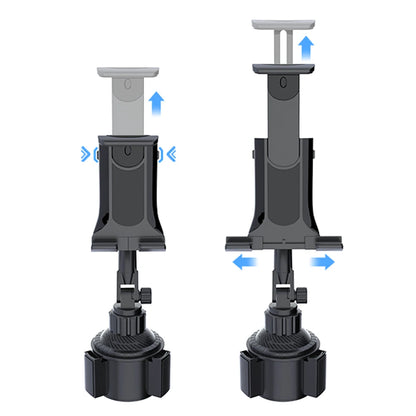 Universal Car Cup Holder Tablet Stand - Phone & iPad Mount for Smartphones and Devices Up to 11 Inch