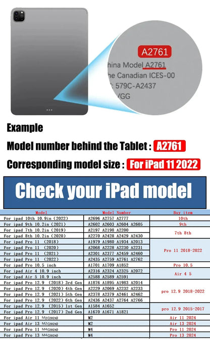 3Pcs Paper-Like Screen Protector for iPad Air & Pro – Compatible with 6th to 10th Gen (11", 12.9", 10.5")