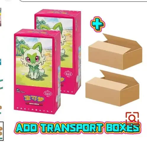 Original Pokemon TCG Gem Pack Vol.2 — Chinese Eevee Scarlet & Violet Trading Card Set, 1 Case 20 Boxes
