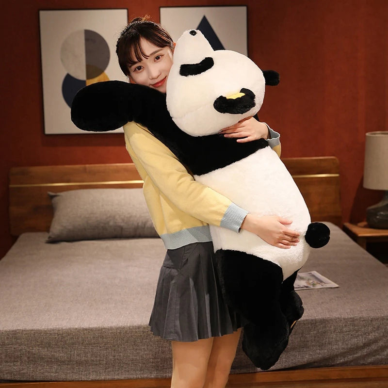 60–120cm Giant Panda Plush Toy — Soft Stuffed Animal Pillow for Kids, Birthday & Christmas Gift