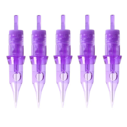 Tattoo Needle Cartridge Set 5/10/20/50pcs – Round Liner & Shader Disposable Needles for Tattoo Machine & Permanent Makeup Eyebrow Pen