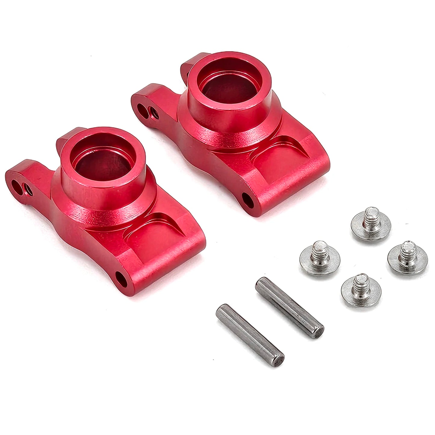 Upgraded Metal Suspension & Aluminum Parts Kit – Front & Rear Wheel Hubs, Bearings & Steering Rod for SCY16101/16102Pro/16104/SG116/Q130 RC Cars