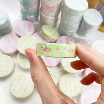 Kawaii Panda Washi Tape - Cute Deco Masking Tape for Scrapbook DIY Arts Crafts Stationery Album Decoration