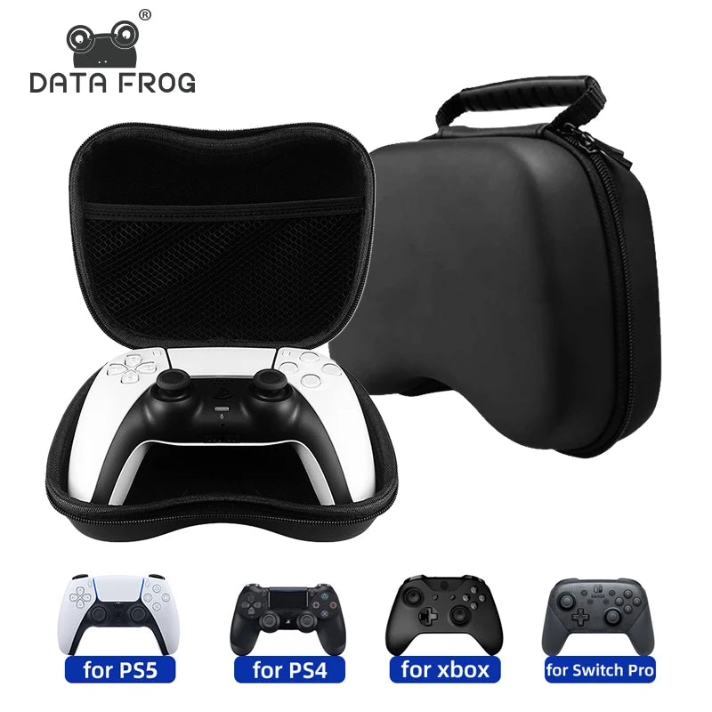 Data Frog EVA Hard Gamepad Carry Bag – Protective Case for PS4/PS4 Pro/PS4 Slim, PS3, PS5, Xbox One, Xbox 360, and Xbox Series X