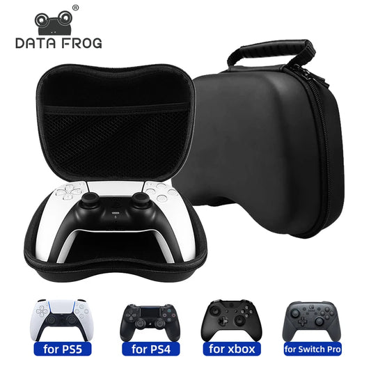 Data Frog EVA Hard Gamepad Carry Bag – Protective Case for PS4/PS4 Pro/PS4 Slim, PS3, PS5, Xbox One, Xbox 360, and Xbox Series X