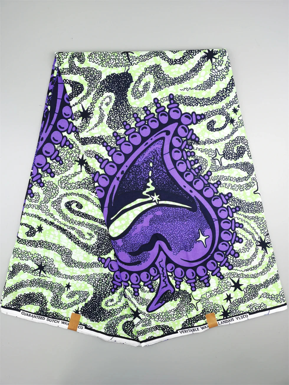 African Wax Fabric - Cotton Nigerian Ankara Batik Block Print Sewing Cloth