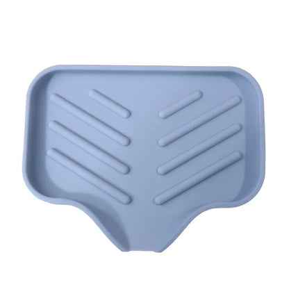 Silicone Kitchen Sink Mat & Tray – Soap Dispenser, Sponge Holder, Splash-Proof Drying & Counter Storage