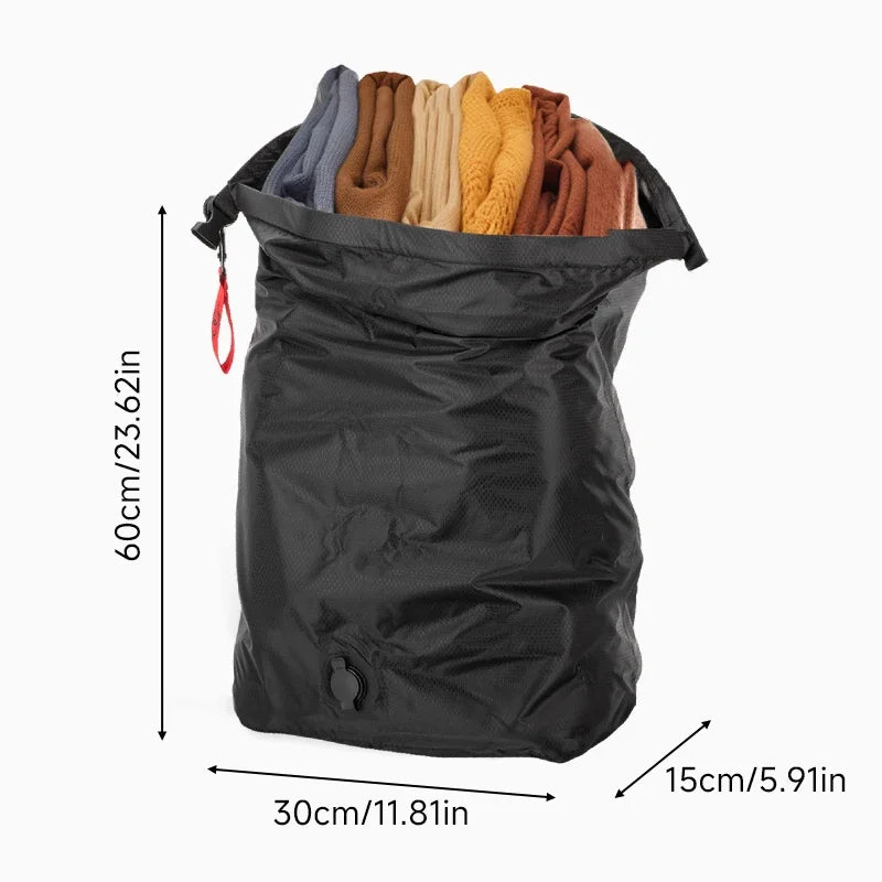 Vacuum Compression Storage Bag – Large Waterproof Luggage & Clothes Organizer for Travel