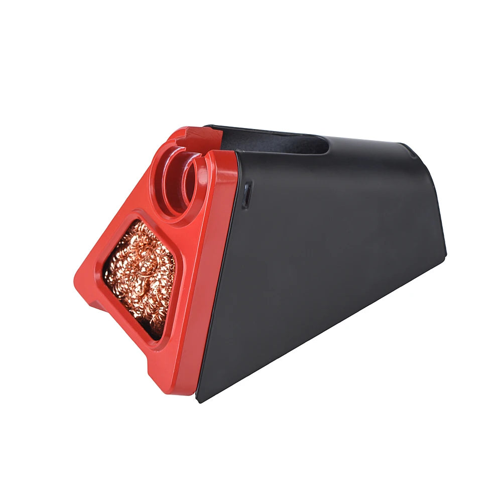 JCD 820 Aluminum Alloy Soldering Iron Stand – Electric Holder with Copper Cleaning Ball & RMA Flux