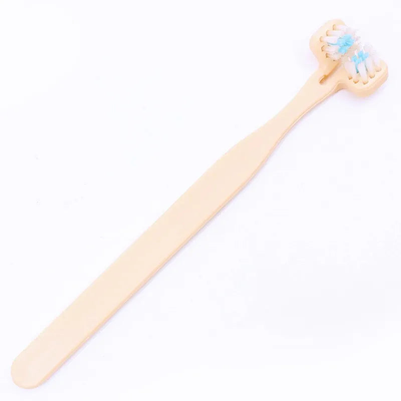 Double Sided Dog Toothbrush Set - 2pcs Pet Oral Care Toothbrushes for Teeth Cleaning and Dental Hygiene