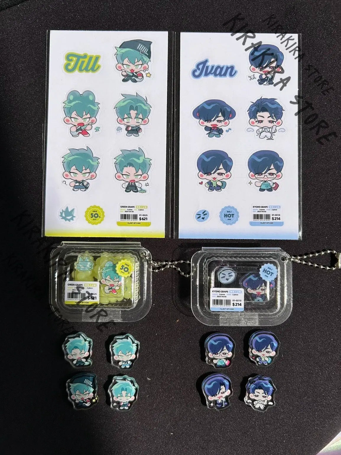 Alien Stage Till Ivan Mini Pendant - Anime Cosplay Kawaii Hanging Charm & Sticker Decal Gift