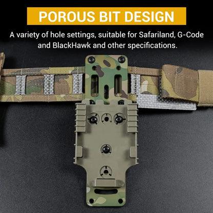 Drop Leg Carry Platform - Metal Modular Adjustable Adapter, Compatible with QLS Airsoft Accessories