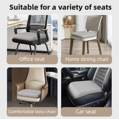 Memory Foam Seat Cushion - Comfortable Padding for Car, Office, Wheelchair, Sofa and Home Chairs