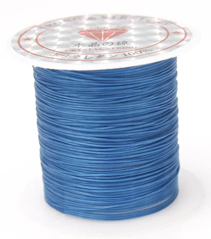 10M Strong Elastic Crystal Beading Cord – 1mm Stretch Thread for DIY Bracelets, Necklaces & Jewelry Making