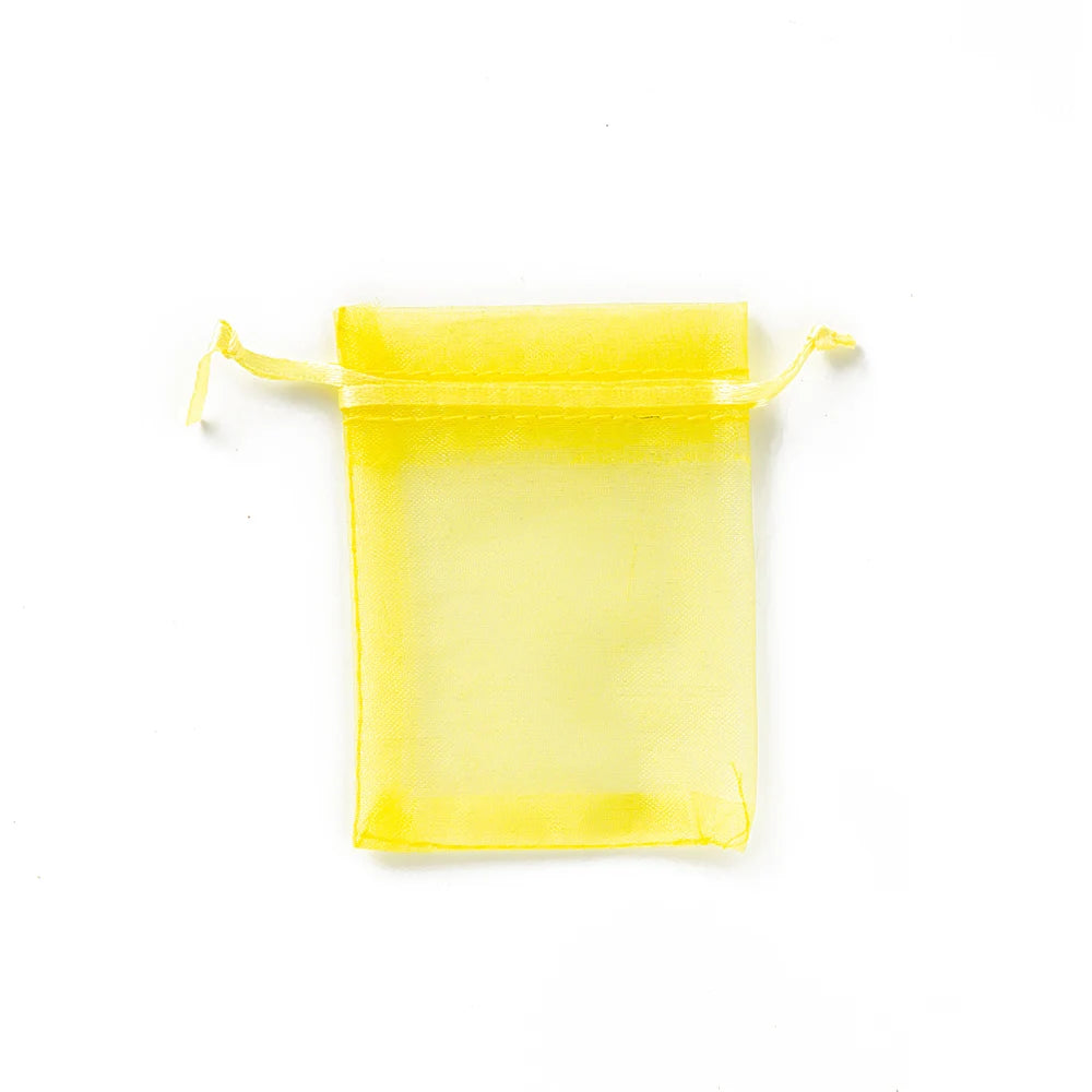 50pcs Gold Drawstring Bags – Jewelry, Candy, and Gift Pouches for Small Business Packaging