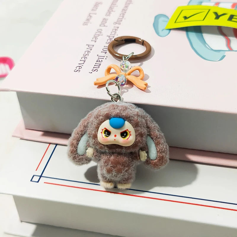 Kawaii Plush Keychain – Cute Aesthetic Bag Charm for Women, Wedding & Party Gifts