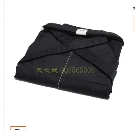 Aikido Gi Uniform & Cotton Hapkido Pants – Black Kendo Hakama Samurai Keikogi for Men, Women & Kids