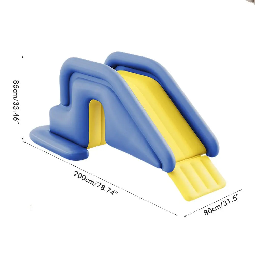 Inflatable Kids Slide & Climbing Wall Combo – Compact Outdoor Inflatable Play Park for Backyard Fun & Activities