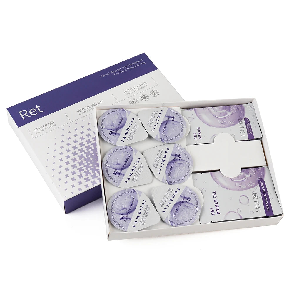 Facial CO2 Oxygen Bubble Gel - Special Exfoliating & Brightening Gel for CO2 Oxygen Facial Machines, Hydrating & Lifting Skincare Capsules