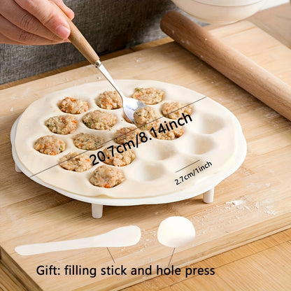 Dumpling Maker Dough Press Mold – Kitchen Ravioli & Pastry Tool for Easy Homemade Dumplings & Filled Dough