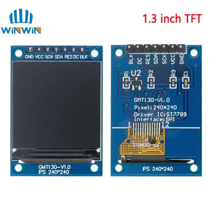 TFT LCD Display Module 0.96-2.8 Inch IPS SPI - ST7735 65K Full Color Screen for Arduino DIY Projects