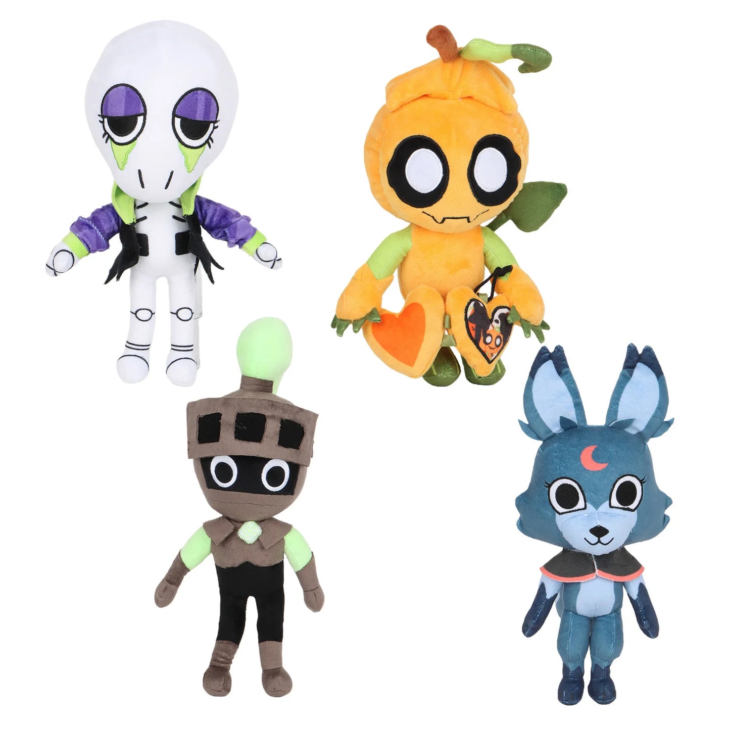 New Dandy’s World Gourdy Plush – Cute Dandy, Astro Vee, Pebble & Ribecca Eclipse 1st Edition Plush Doll Toy for Kids