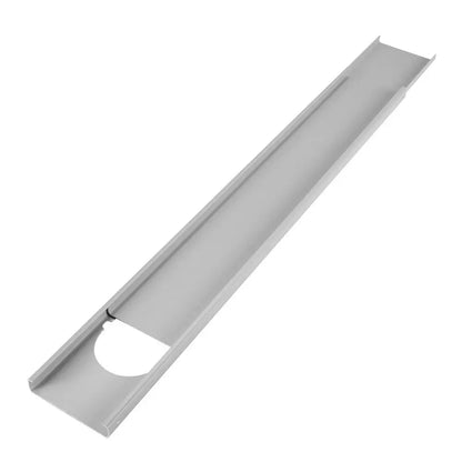 1/2PCS Adjustable Portable AC Window Kit – Slide Plate & Exhaust Hose Connector with Wind Shield Adapter