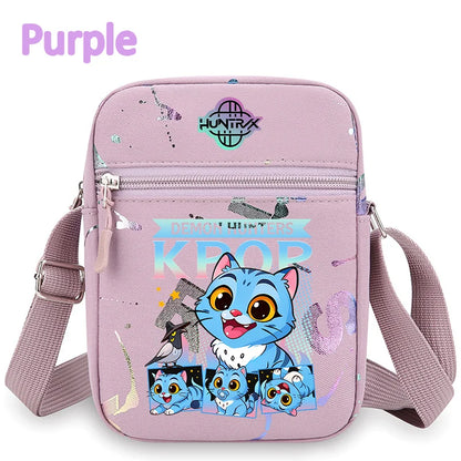 K-Pop Demon Hunters Crossbody Phone Bag – HUNTRX Rumi Huntrix Coin Wallet Shoulder Purse