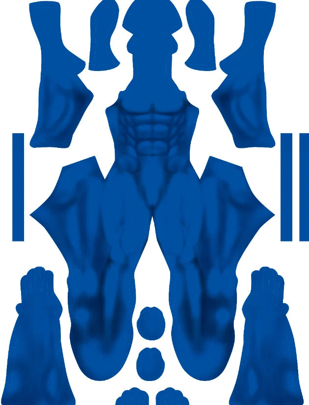 Royal Blue Full Body Muscle Bodysuit - Superhero Cosplay Zentai Costume for Adults & Kids