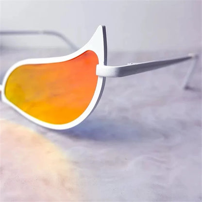 Doflamingo Cosplay Sunglasses - Donquixote PVC Cat Eye Anime Glasses for Men and Women, Party Gift