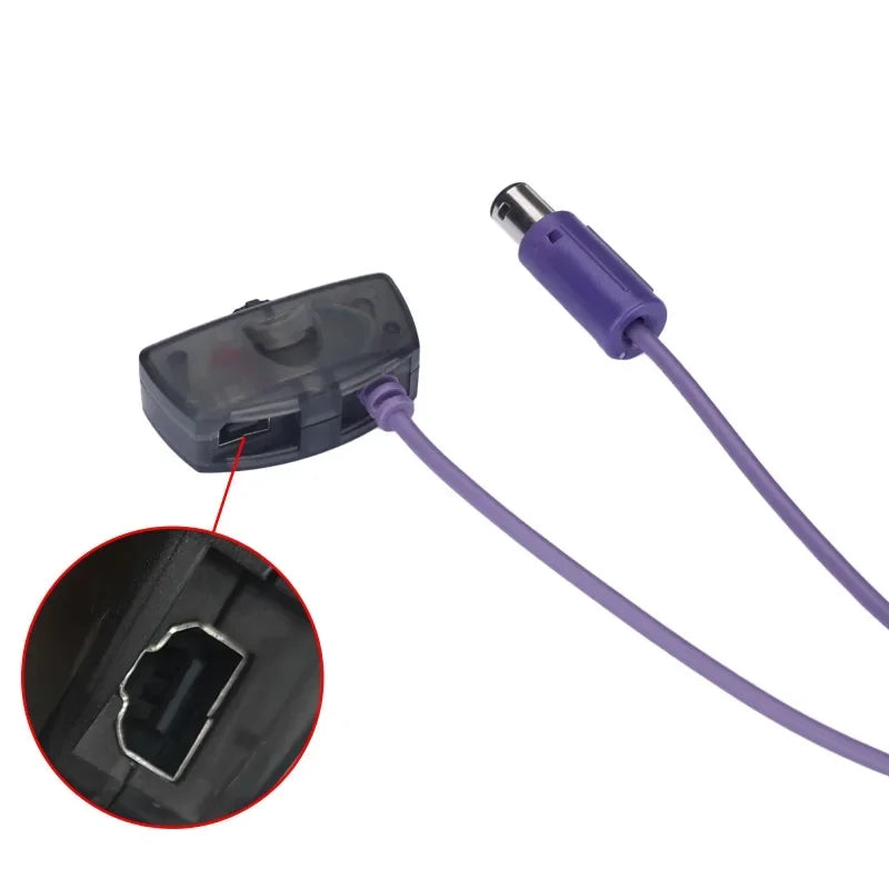 GBA Link Cable Adapter – Game Boy Advance to Nintendo GameCube NGC Connection Cord Accessory