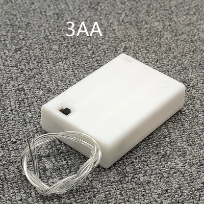 3x AA Battery Holder Case with Switch & USB Interface – 4.5V Portable Battery Box for DIY Electronics Power Supply