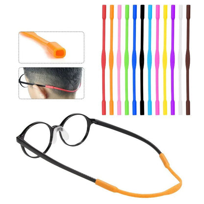 20Pcs Silicone Eyeglass Retainer Cords - Anti-Slip Glasses Holder Straps for Kids & Adults Sunglasses 17mm/20mm