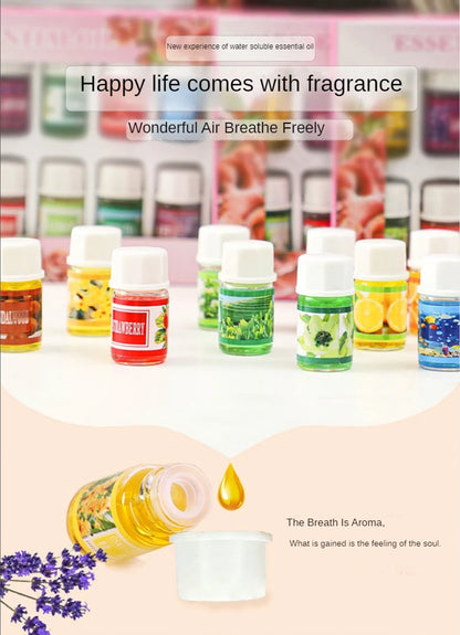 12PCS 3ML Natural Plant Air Fresheners – Aromatherapy Essential Oils for Diffusers, Air Conditioning, & Humidifiers