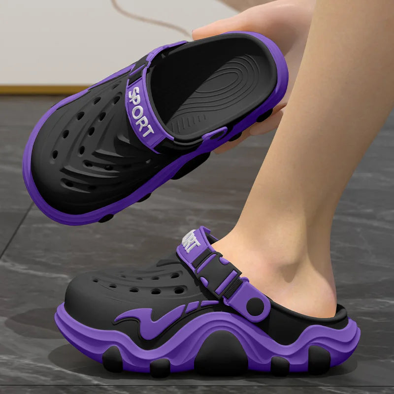Men’s Arch Support Beach Sandals - Breathable Non-Slip Summer Shoes