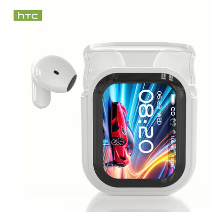 HTC NE20 Bluetooth 6.0 Translator Wireless Earbuds – Real-Time Translation Headphones, IPX4 Waterproof, Long Battery Life