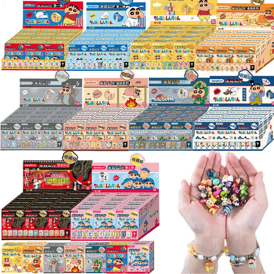 Crayon Shin-Chan Anime Blind Box Figures — Dinosaur Diary Baby Rice Grains Doll, Creative Collectible Toy for Kids & Gifts