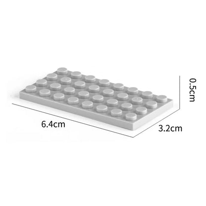 20pcs 4x8 Dot Baseplate Building Blocks - 3035 Bricks Accessories DIY Classic Educational Toys for Kids