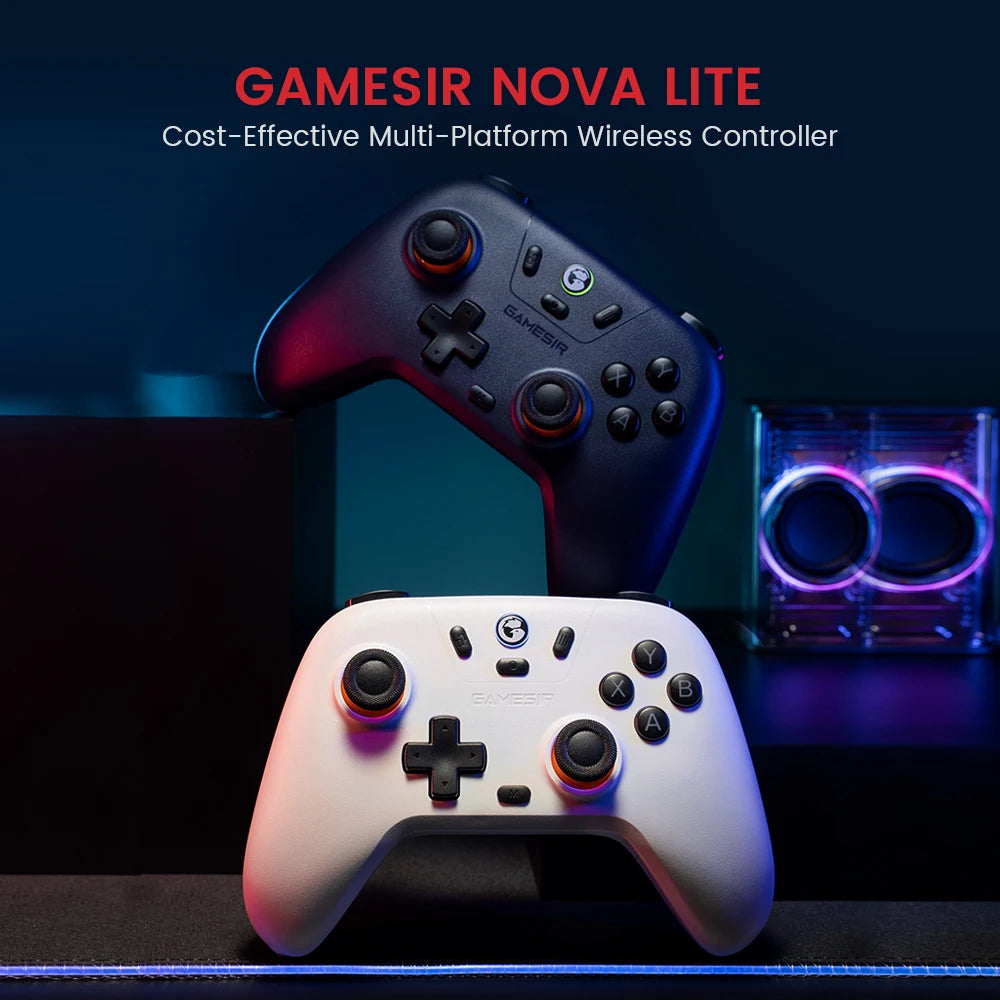 GameSir T4 Nova Lite Wireless Gamepad Controller | Switch, Android, iOS, PC & Steam with Hall Effect Stick