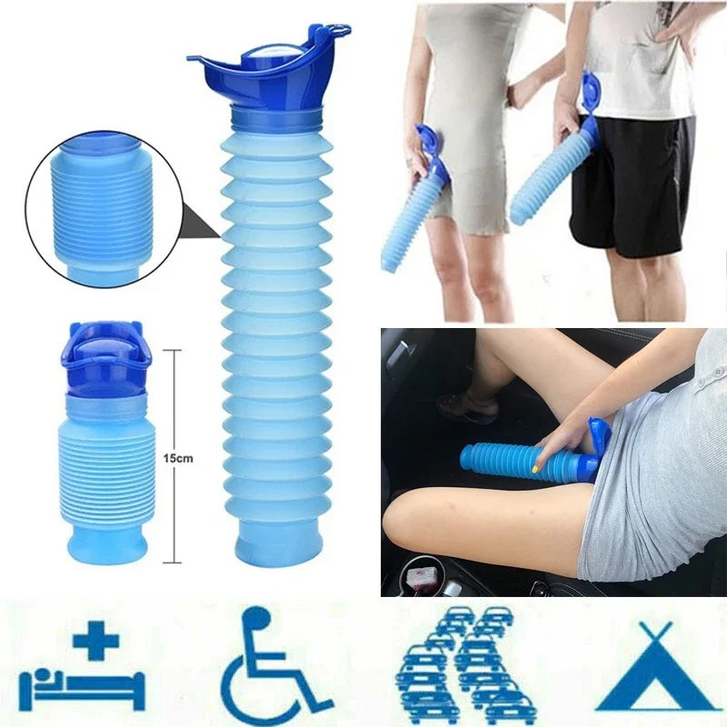 750ML Portable Standing Travel Urinal – Unisex Car, Camping & Outdoor Emergency Toilet for Men, Women & Children – Portable Pee Bottle for Travel & Outdoor Use