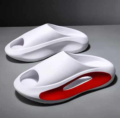 Summer Thick Sole Slippers for Men & Women – Soft EVA Indoor Slides, Beach Sandals & Flip Flops
