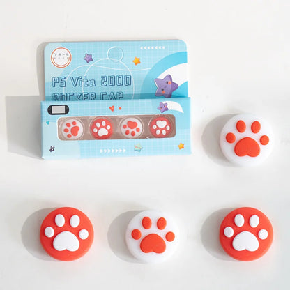 4pcs Silicone Thumb Stick Grip Caps for PS Vita | Joystick Protector for PSV 1000/2000