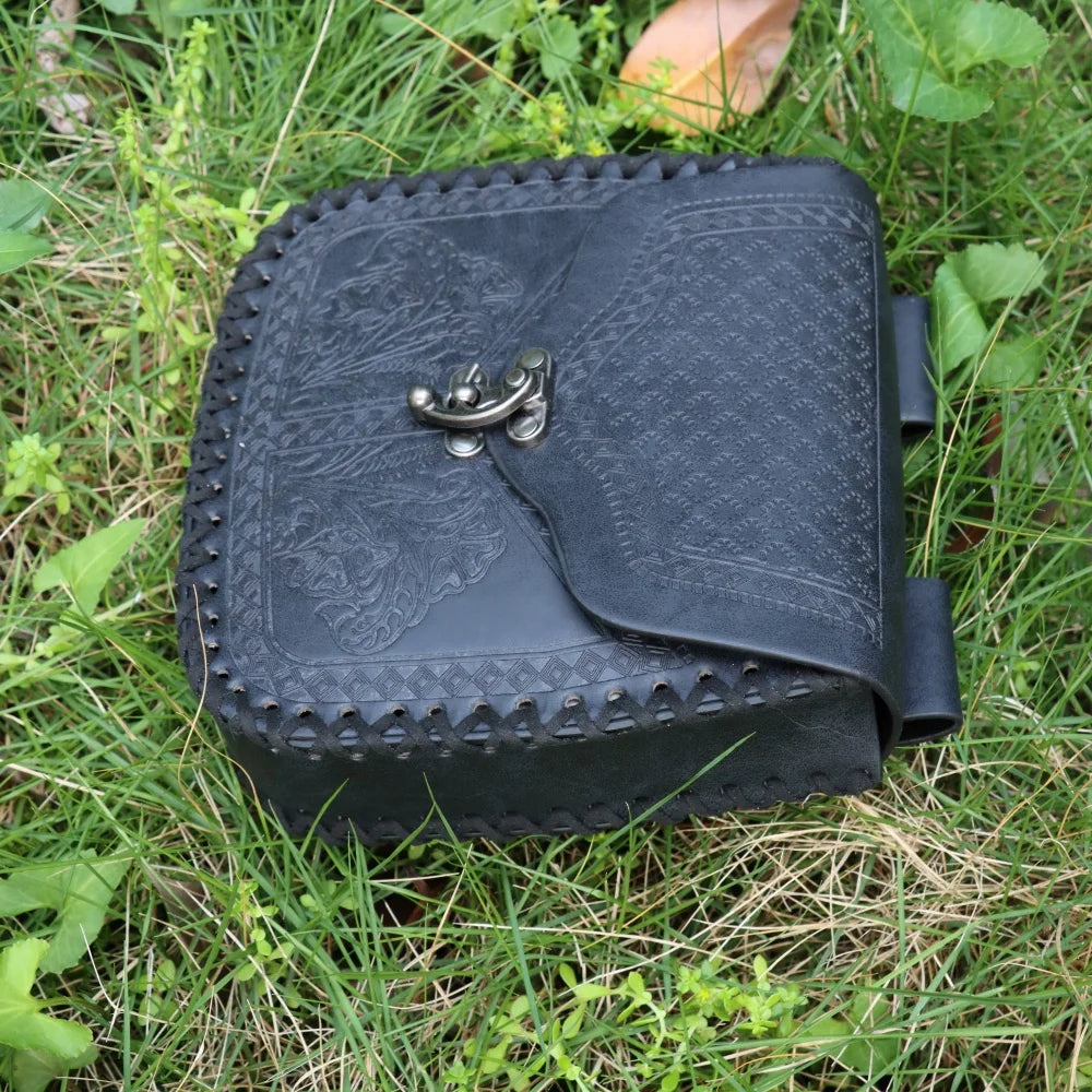 Medieval Viking Waist Bag – Retro Hanging Belt Coin Purse & Fanny Pack for Men, Women & Costume Props