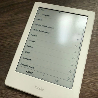 Original Kindle 8th Gen Used eBook Reader – 6" E-Ink Touchscreen WiFi eReader, Better Than Kobo SY69J