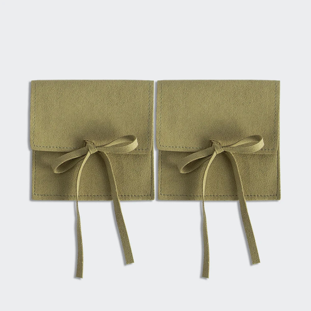10PCS Velvet Jewelry Gift Pouches - Elegant Wedding Favor Bags & Microfiber Cosmetic Storage Bags
