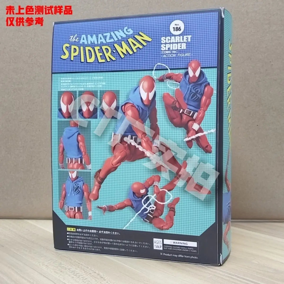 CT Toys Mafex 186 Scarlet Spider Action Figure – Amazing Spider-Man Comic Anime Model Gift Toy