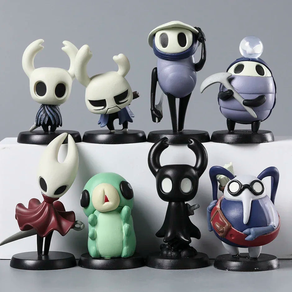 Hollow Knight Silksong Collectible Figures – Hornet, Grub, Zote, Quirrel, Shade, Cornifer & Myla Toys
